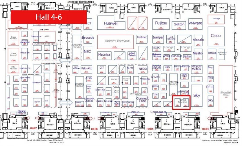 interop tokyo map