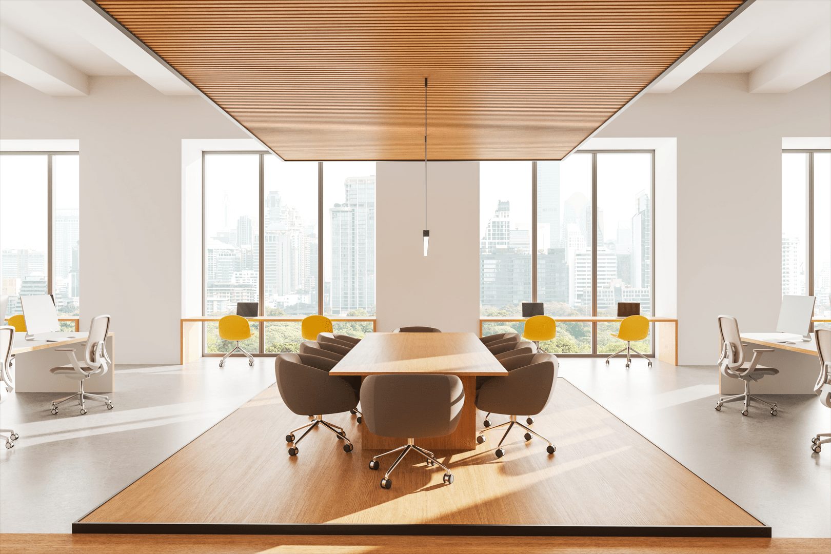 가변적 구조로 공간 효율을 높인 유연한 공유오피스 인테리어 디자인 | 알서포트