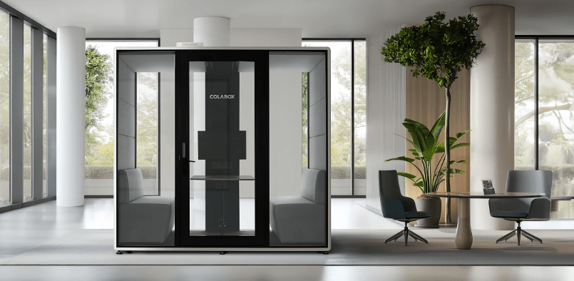 친환경 자재와 6중 방음 구조를 갖춘 프리미엄 조립식 방음부스 - 알서포트 콜라박스 MEET 모델 | 알서포트 콜라박스