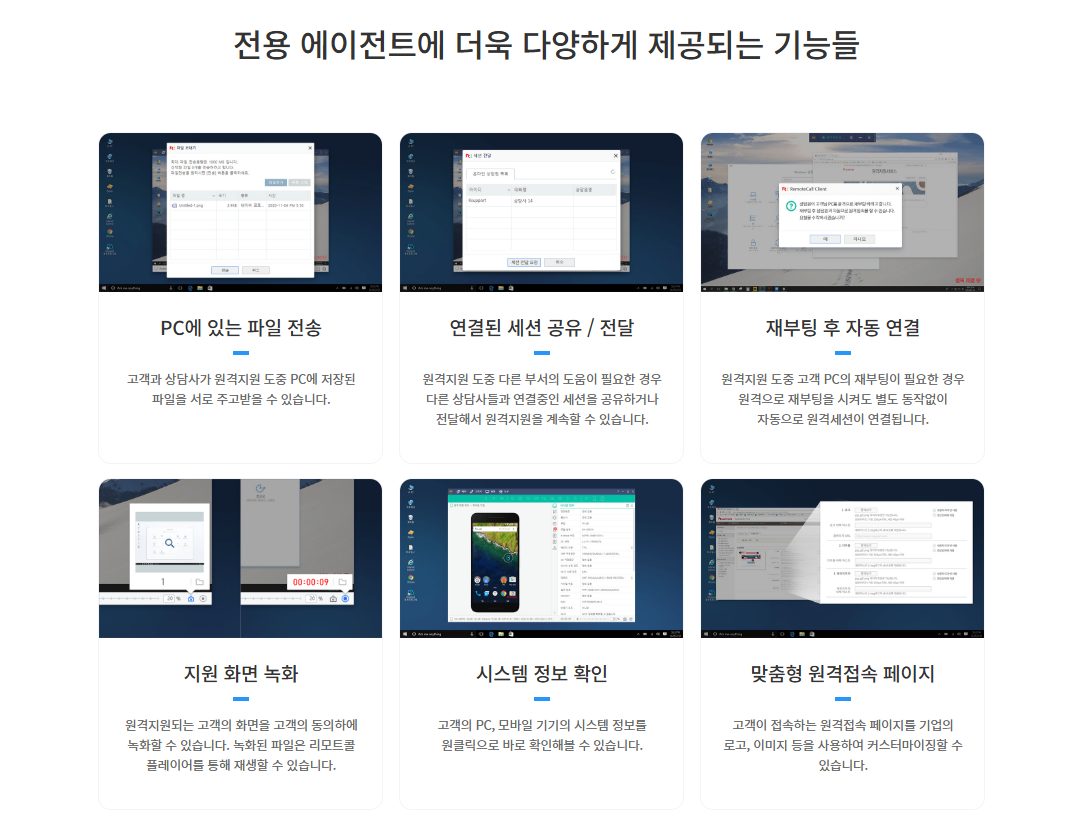 PC부터 모바일과 태블릿까지 다양한 디바이스와 OS를 지원하는 원격 프로그램 리모트콜 호환성 | 알서포트 리모트콜