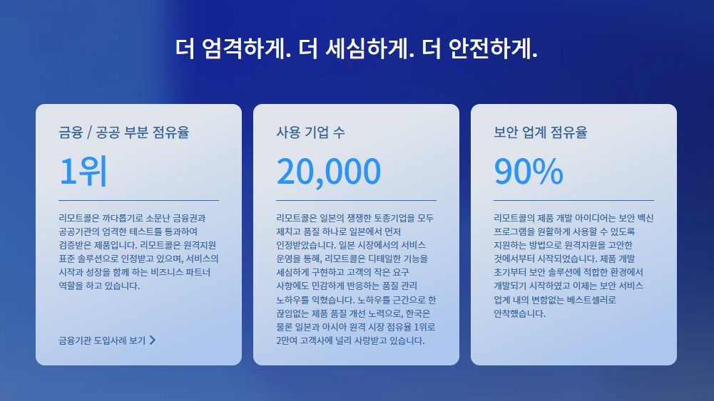 전문적인 상담을 위해 다양한 편의 기능을 제공하는 리모트콜 전용 에이전트 | 알서포트 리모트콜