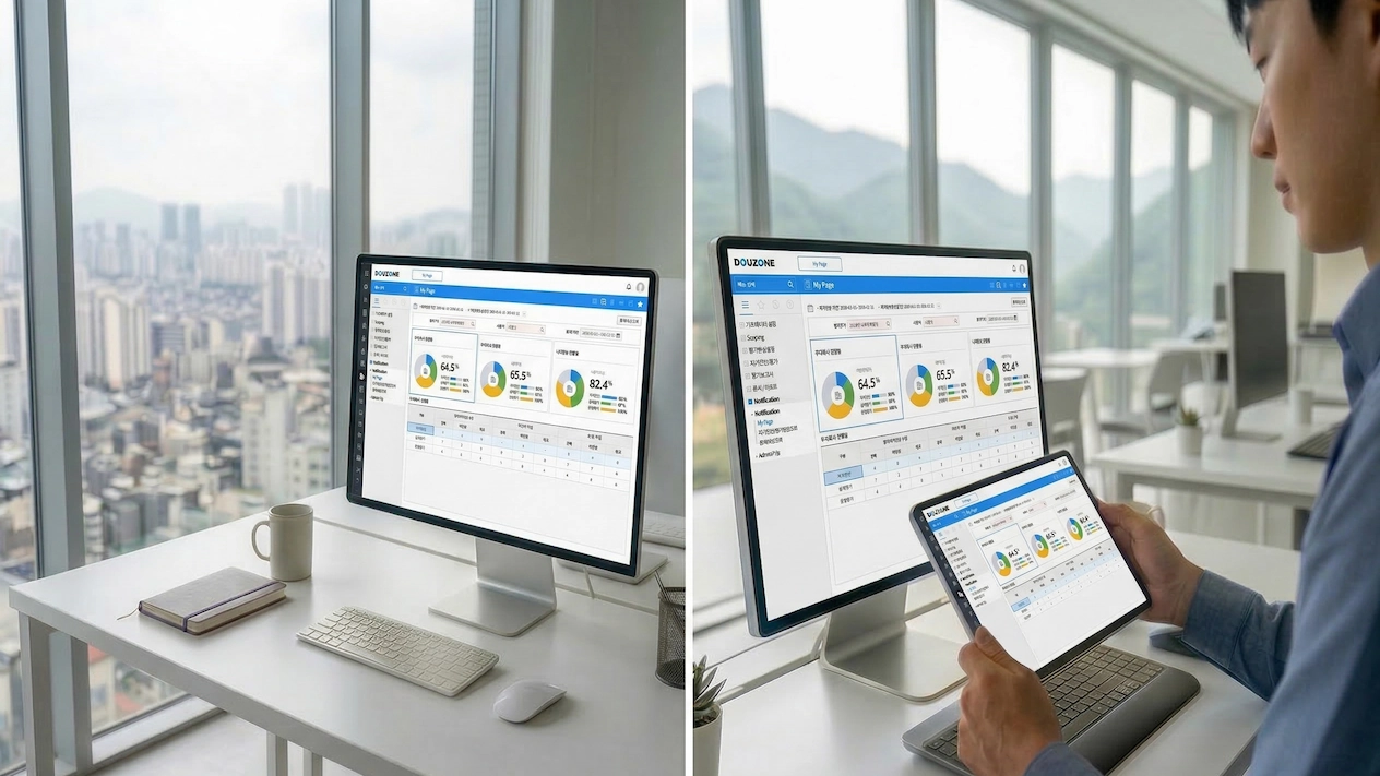 기업용 IT 솔루션 전문 기업 더존의 리모트뷰SE 도입 사례
