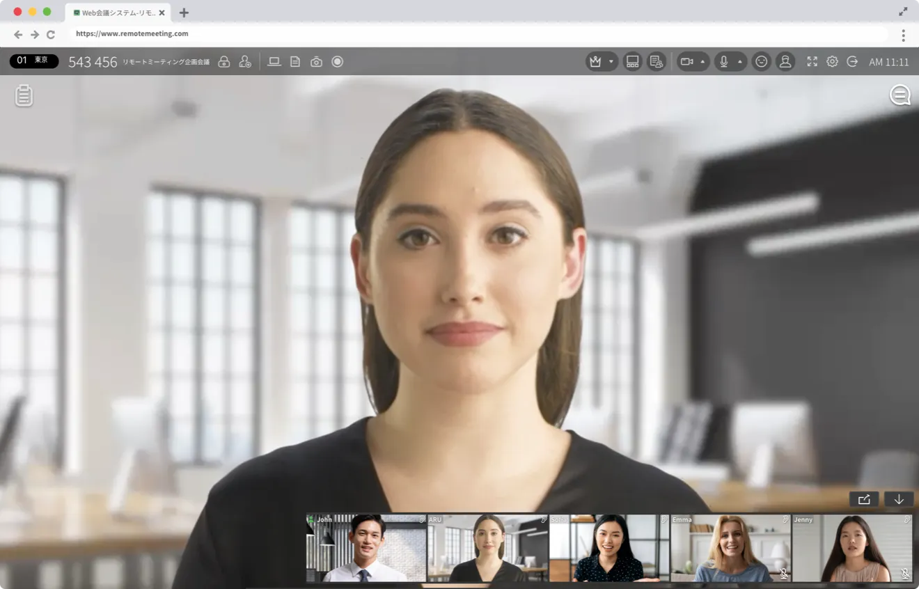 AIデモでRemoteMeetingを体験